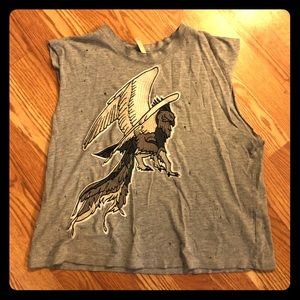 ✨NWOT✨ LF distressed muscle tee (Emma &Sam)